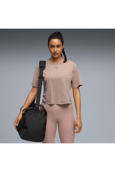 Puma W CLOUDSPUN RELAXED TEE Açık Kahve Kadın T-Shirt