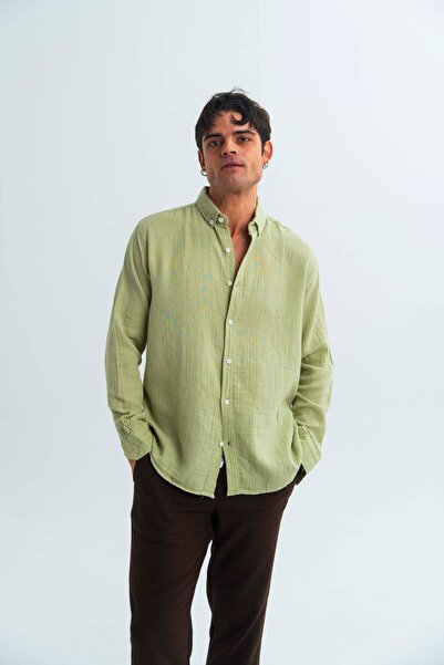 THE OTANTİK Soft Linen Blend - Müslin Gömlek