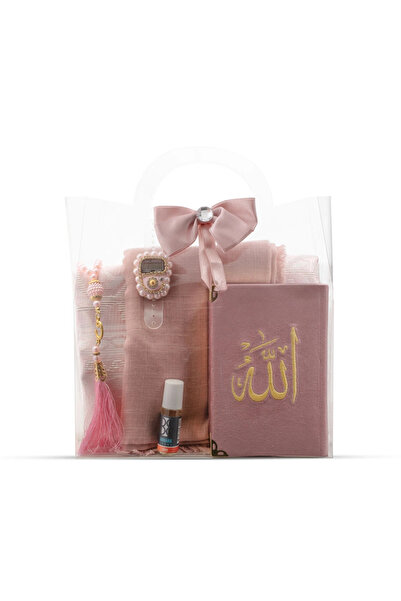 Hayrat Neşriyat Prayer Rug + Scarf + Essence + Prayer Beads + Zikirmatik + La...