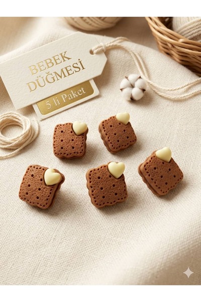 Sultan Bebek Düğmesi 5 li Paket