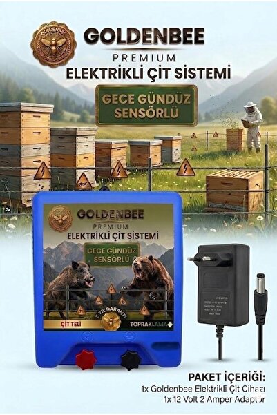GOLDEN BEE ELEKTRİKLİ ÇİT SİSTEMİ DOMUZ VE AYI KOVUCU 5 YIL GARANTİ ( SET-100 )