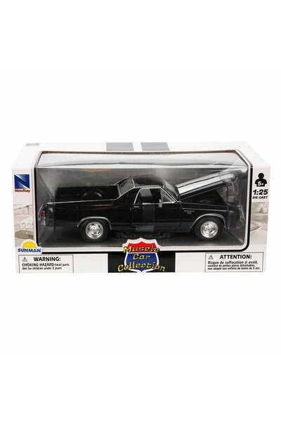 New Ray Masina metalica, New Ray, 1970 Chevrolet El Camino SS, Negru, 1:25