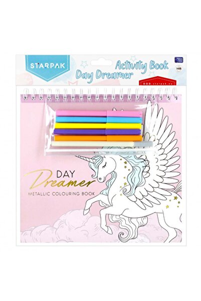 Starpak Set carte de colorat cu carioci Starpak, Unicorn