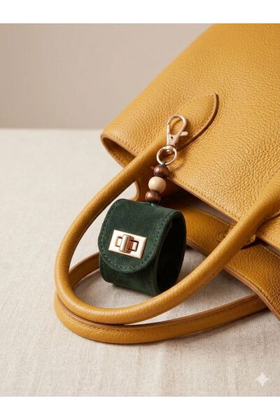 othobag Premium Suede Ethnic Patterned Mini Coin Purse and AirPods Wallet Sha...