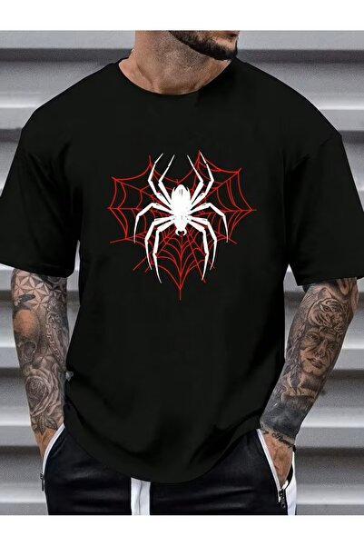 Lider Leather Tricou imprimat. Tricou casual cu mânecă scurtă pentru vară și ...