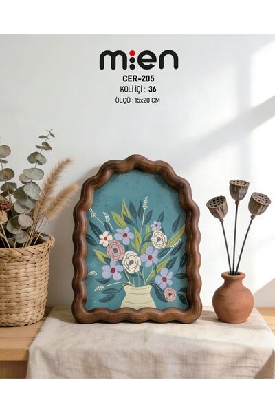 janset home shop Akasya fotoğraf çerçevesi 15*20 cm, camlı çerçeve,dekoratif ...