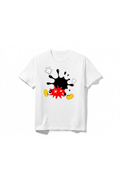 URBANTRENDSTORE Micky Mouse Petrol Unisex Girls' Boys' Cycling Round Neck Bas...