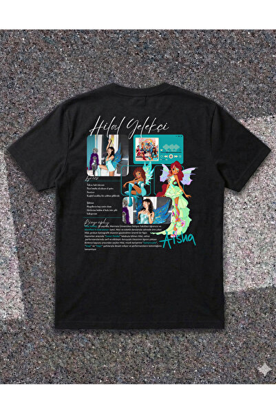 BaisheDesign Manifest Peri , Rüya T-shirt Siyah Kısa Kollu