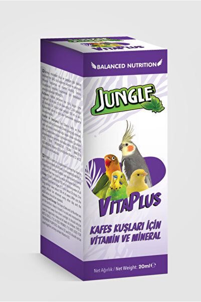 Gayoor JUNGLE VİTAPLUS KUŞ VİTAMİNİ VE MİNERAL 25 ML *3'LÜ