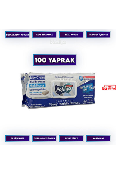 Pafilya Premium Easy Clean Beyaz Sabun Kokulu Temizlik Havlusu Beyaz Sirke & ...