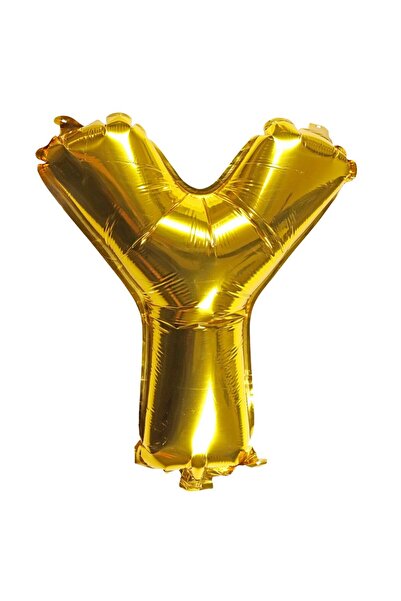 OEM Balon Auriu cu Litera Y (40cm)
