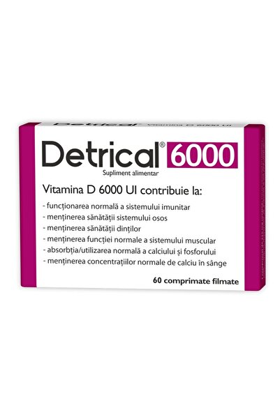 Zdrovit Detrical Βιταμίνη D, 6000 IU, 60 δισκία