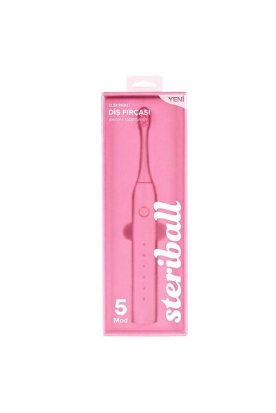 Steriball Elektrikli Diş Fırçası Pembe - 5 Farklı Mod; Değiştirilebilir Fırça...