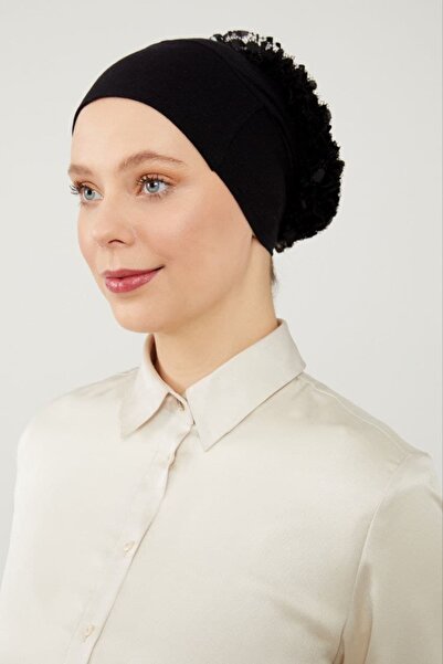 LAVENDER Silicone Seamless Ruffled Bonnet
