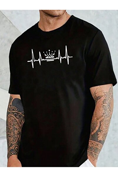 bellanova Sila Trend Unisex Black Oversize Printed T-Shirt Streetwear Comfort...