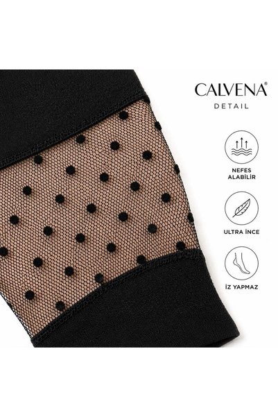 Calvena Tulle Patterned Socks