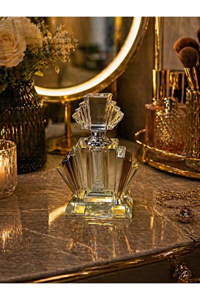 Sleep Nova Golden Crystal Royale Parfüm Şişesi – Lüks Dekoratif Makyaj Masası...