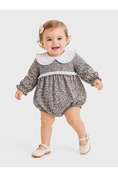 OUTLET Isis Baby Girl Floral Jumpsuit100% Cotton