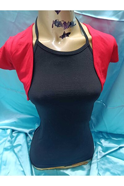 3 lü Çocuk Renkli Kısa Bolero ceket bluz