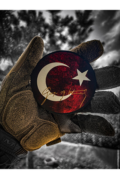 THORSTORE Atatürk imzalı bayrak Patch/Peç/Arma (8,7cm)