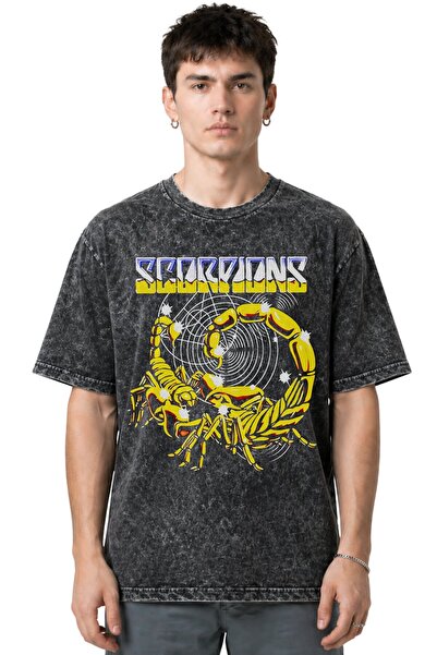 SEVBANO Scorpions rok metal muzički bend unisex majica prethodno otisnuta, ve...