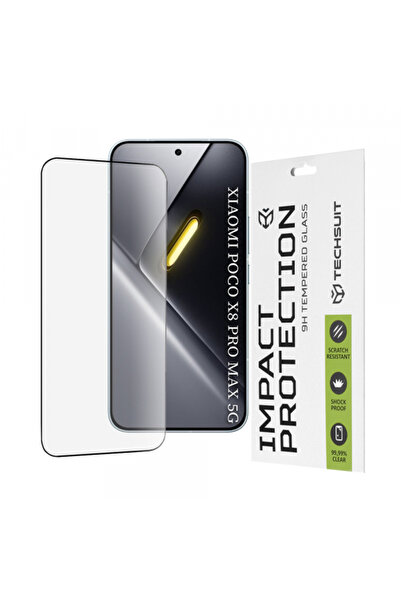 Techsuit Προστατευτικό οθόνης για Xiaomi Poco X8 Pro Max, Σκληρυμένο γυαλί, Π...