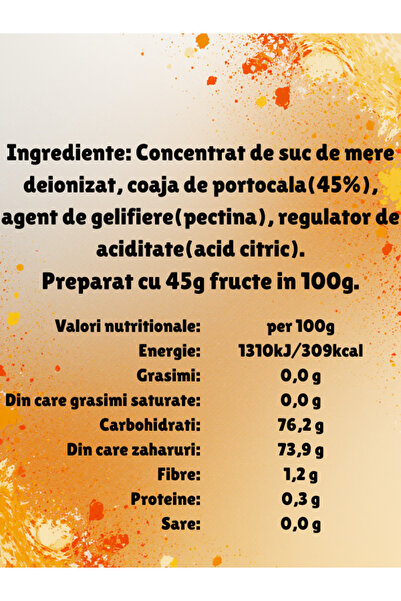 Koska Dulceata Portocale fara zahar adaugat, 3buc x 290g