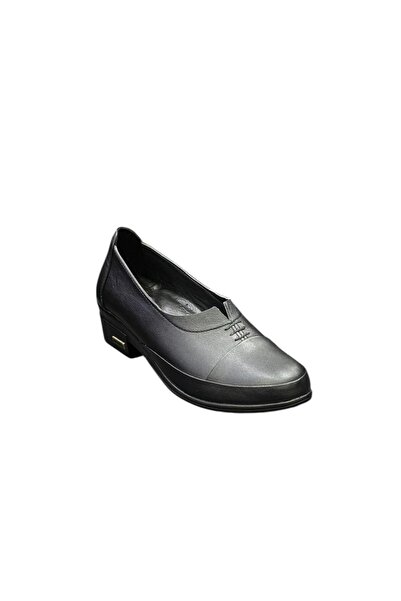 İYİSİNDEN SHOES Genuine Leather Women's Shoes Short Heeled Orthopedic Comfort...