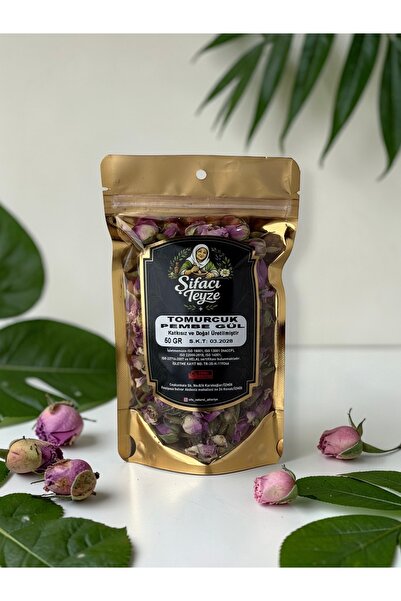 şifacı teyze Tomurcuk Gül -kuru Gül Goncası (GÜL ÇAYI) - Pembe 60 gr-dried Ro...