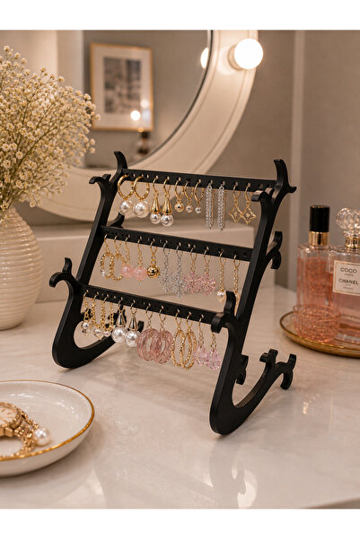 EAE DESİGN STUDİO Jewelry Stand Earring Stand, Stylish Design Jewelry Stand 3...