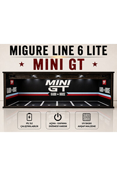 Migure LINE 6 LITE – Dekoratif Model Araç Sergileme Standı