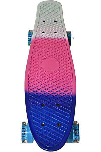 NAWADER Skateboard, AL-2032.BL-Pi-Wh