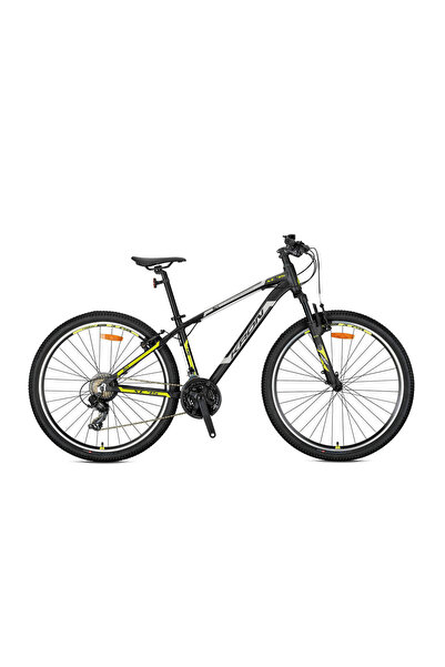 Kron XC 75 24 JANT MTB - 13' - 21 Vites -V.Brake - Mat Siyah/Sarı-Gri-Mavi