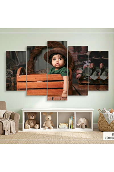 minikkoala Kişiye Özel Beş Parça MDF Tablo Düğün Fotoğrafı, Sevgili Fotoğrafı...