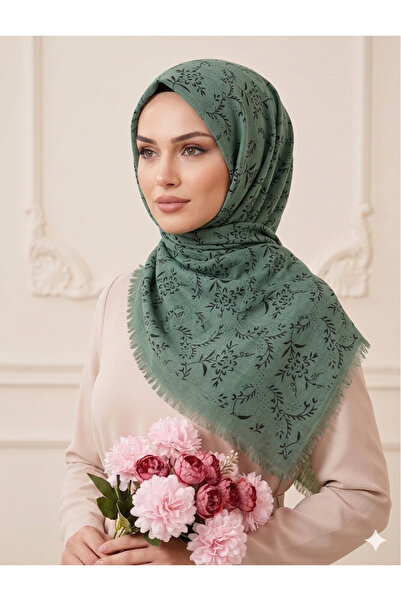 Butik Yüzde 80 Pamuk Eşarp Yazma