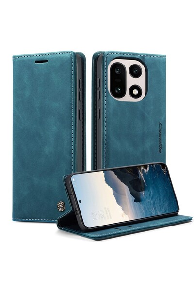 Caseme 013 Retro Θήκη Βιβλίο Green Blue (OnePlus 15 5G)