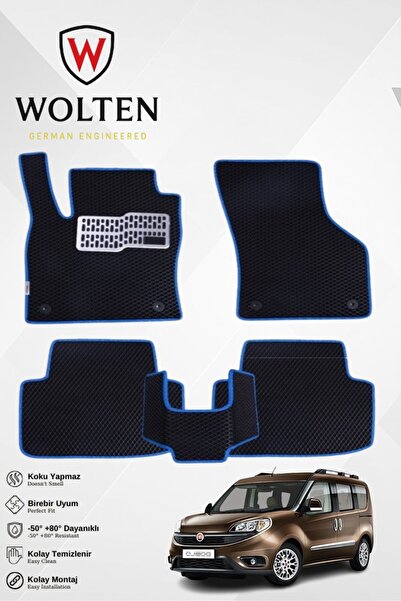 w wolten german engineered DOBLO-FİAT-(2010-2022) İÇİN EVA İÇ PASPAS TAKIMI (...