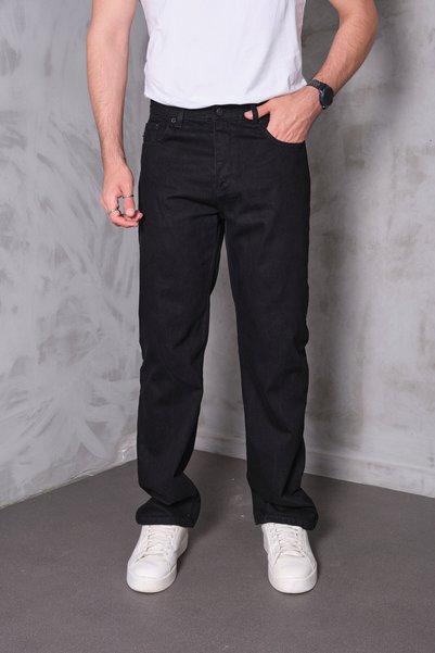 FRANKNESS JNS Men's Baggy Fit Comfortable Cut Pants Jeans