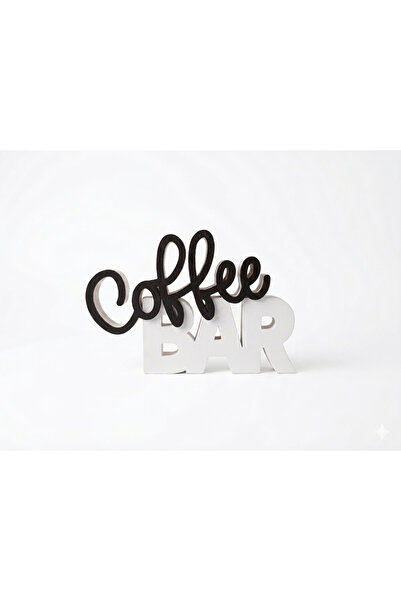 Coffee Bar Yazılı Kahve Köşesi Dekoru