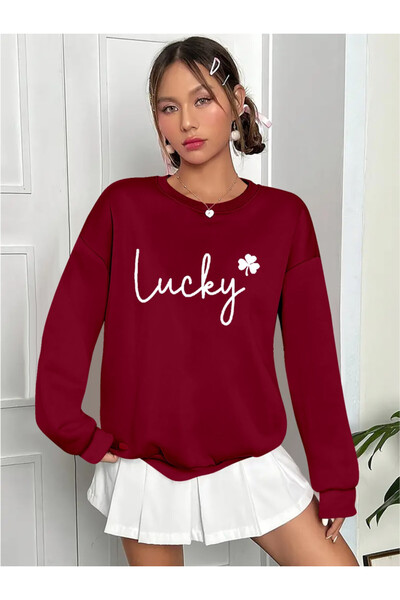 Efnaz style    Women's Long Sleeve Crew Neck Viscose Two Thread Blouse