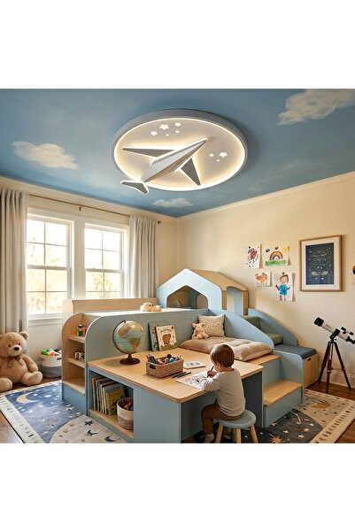 ışıksan aydınlatma Skyjet 50 Cm Kumandalı Led Avize - Gece Lambası Modlu 48W