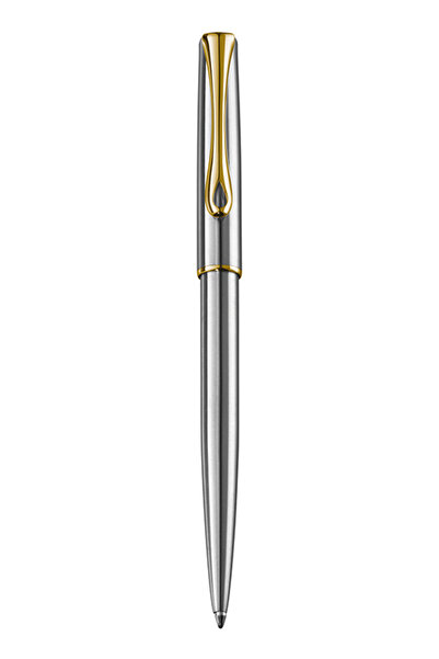 Diplomat Pix easyflow Traveller - stainless steel gold
