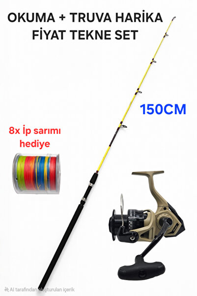Okuma Outrax OR-6000SGA 1+1BB Olta Makinesi+Nova TRUVA 150 CM DOLGU TEKNE BOT...