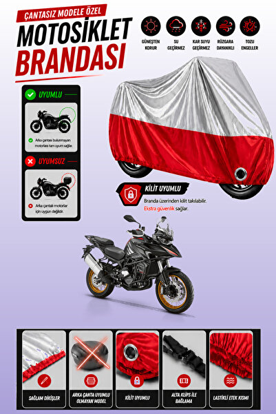 Cemku Twin غطاء محرك متوافق مع RKS SRT800SX باللون الرمادي من الأعلى والأحمر ...