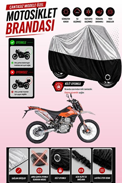 Cemku Twin غطاء محرك مونديال X-Treme Enduro باللون الرمادي من الأعلى والأسود ...