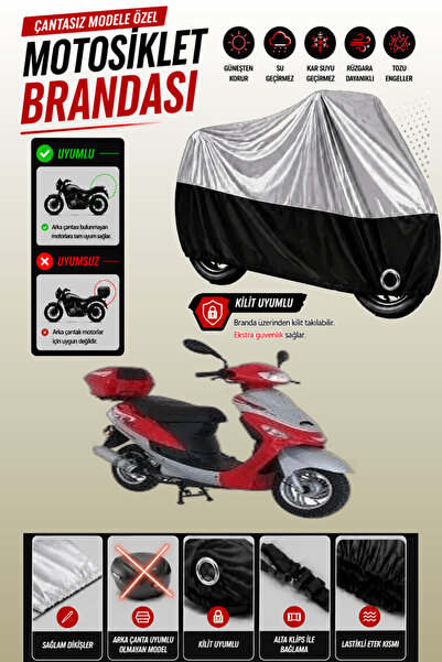 Cemku Twin Top Gray - Bottom Black Mondial 50 Tt Compatible Engine Cover, Rea...