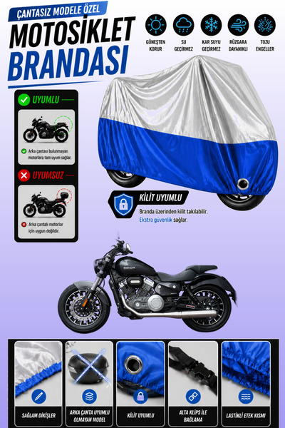 Cemku Twin Top Gray - Bottom Blue Yuki Benda Rock 250 Compatible Engine Cover...