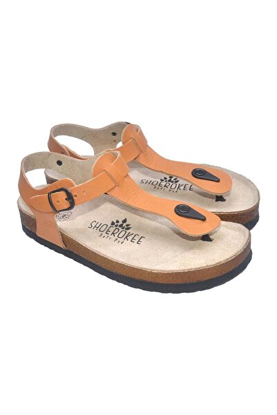 Shoerokee Tan Flip Flops Sandals