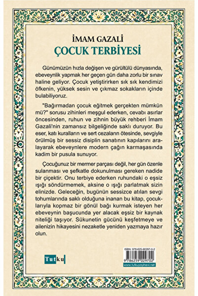 Tutku Yayınevi Çocuk Terbiyesi - İmam Gazali - Din,İslam,Dil Belası,Kalplerin...