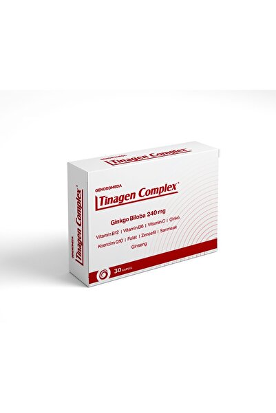 GENDROMEDA TİNAGEN COMPLEX 30 KAPSÜL-240 MG GİNGKO BİLOBA, VİTAMİNB12,VİTAMİN...